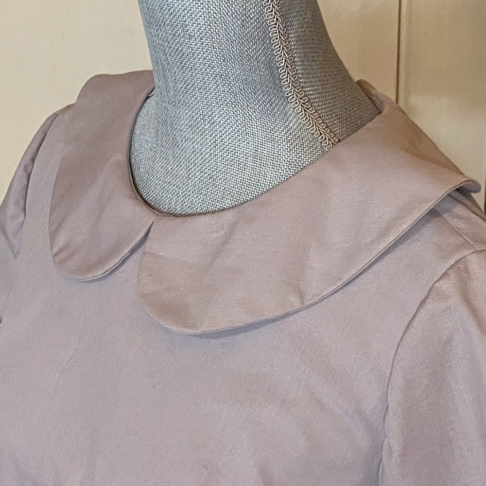 Vintage Dress - Lavender Purple Gray